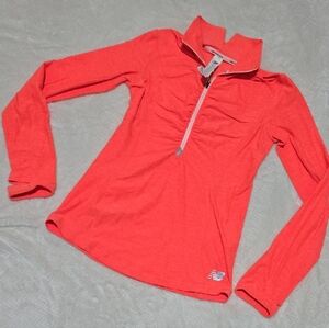 New Balance Women's Coral Long Sleeve 1/4 Zip Pullover